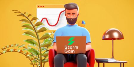 Kā reģistrēties un sākt tirdzniecību ar demonstrācijas kontu vietnē StormGain