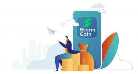 Cách gửi tiền trong StormGain